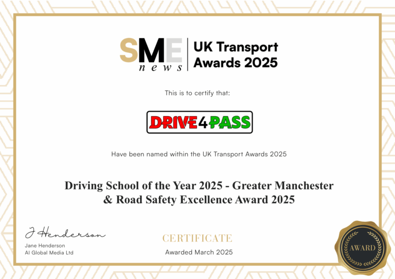 Feb25358_Drive 4 Pass_UK Transport Awards 2025_Certificate 1 P1
