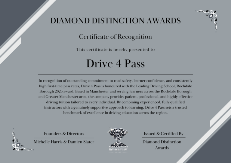 Drive 4 Pass Certificate