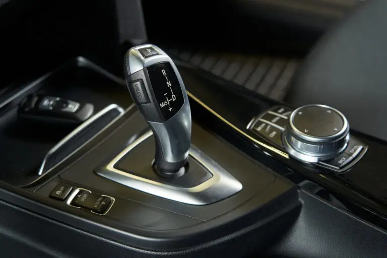 car transmission mode control joystick, car settings control washer, stabilization disable buttons, sport, eco